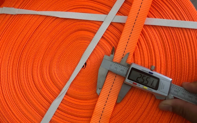 Dây đai vải Polyester Dây đai dệt Polyester cường lực 2.5cm